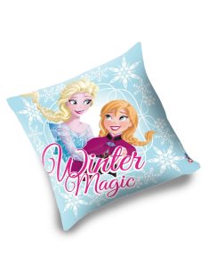   Възглавница Замръзналото кралство Елза и Ана двулицева, 40 х 40 cm, Frozen Winter Magic Elsa and Anna decorative cushion 
