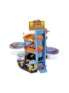Гараж с автомивка, 3 нива и 1 количка 1:43, Bburago Street Fire, 3+ години