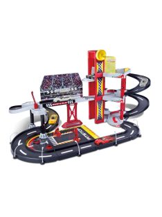   Състезателен гараж с 1 кола, Bburago Ferrari, 99 см x 58 см x 48,2 см.