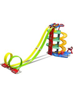   Мега състезание с писта и лупинги, Bburago Junior, 104 x 53 x 65 cm, 2-5 години