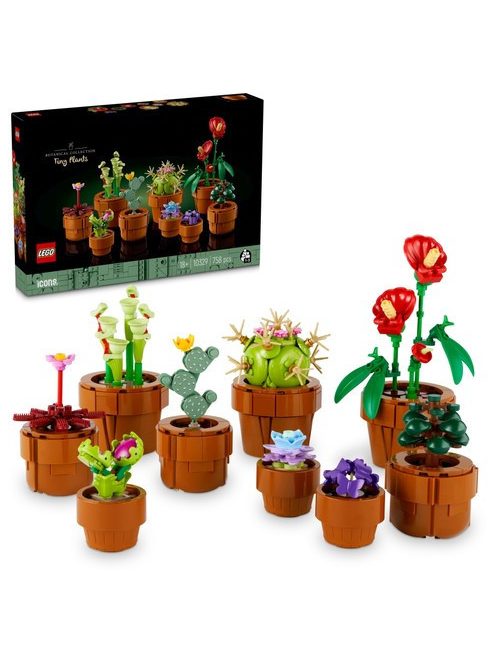 LEGO® Icons The Botanical Collection: Малки растения,  Tiny potted plants, 10329