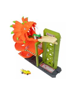   Гараж Дракон на 2 нива и 2 количка, 43 x 33,5 x 21,5 cм, Teamsterz Beast Machines Pit Garage, 3+ години