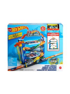   Игрален комплект Гараж с каскади и количка, Hot Wheels City, 40.5 х 35.5 х 7.5 см., 3+ години