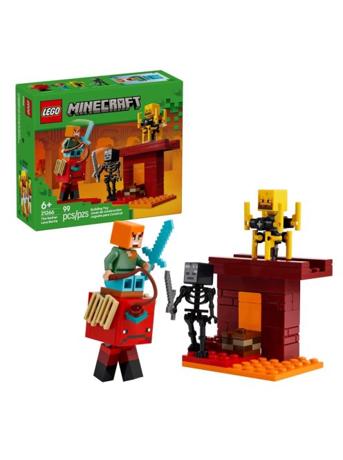 LEGO Minecraft Битка в пъклената лава, The Nether Lava Battle, 21266
