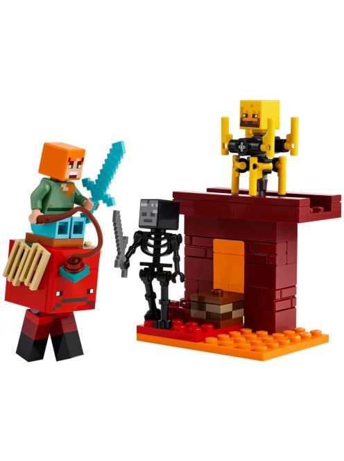 LEGO Minecraft Битка в пъклената лава, The Nether Lava Battle, 21266