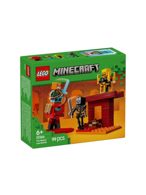 LEGO Minecraft Битка в пъклената лава, The Nether Lava Battle, 21266