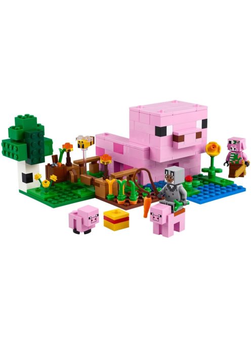 LEGO Minecraft Къщата на прасенцето, The Baby Pig House, 21268