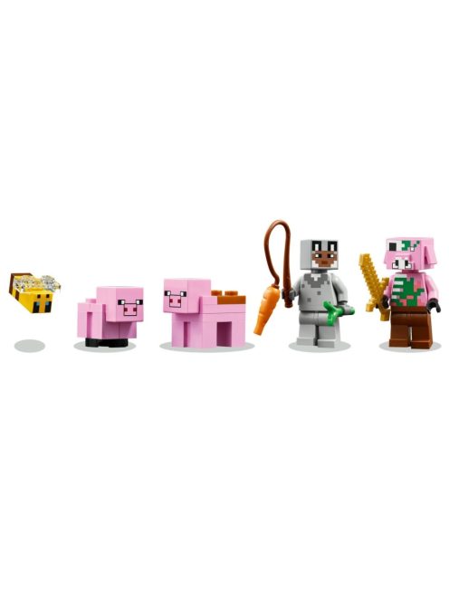 LEGO Minecraft Къщата на прасенцето, The Baby Pig House, 21268