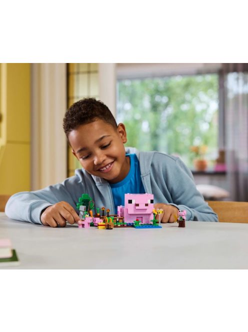 LEGO Minecraft Къщата на прасенцето, The Baby Pig House, 21268