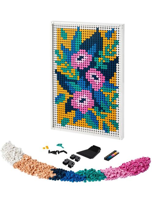 LEGO® Art Пано за стена: Изкуство от цветя, Floral Art, 31207