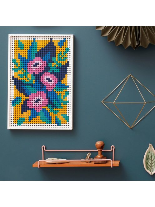 LEGO® Art Пано за стена: Изкуство от цветя, Floral Art, 31207