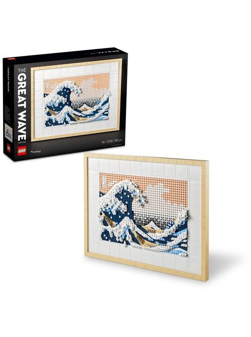 LEGO® Art Пано за стена: Голямата вълна, Hokusai – The Great Wave, 31208