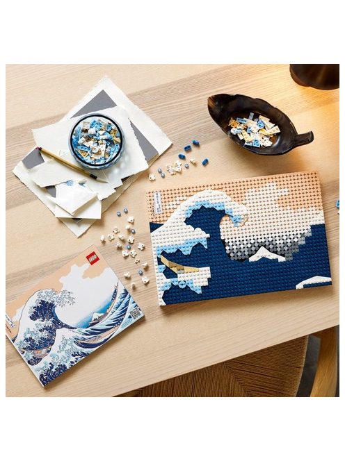 LEGO® Art Пано за стена: Голямата вълна, Hokusai – The Great Wave, 31208