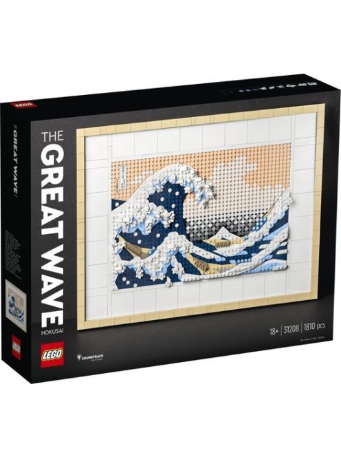 LEGO® Art Пано за стена: Голямата вълна, Hokusai – The Great Wave, 31208