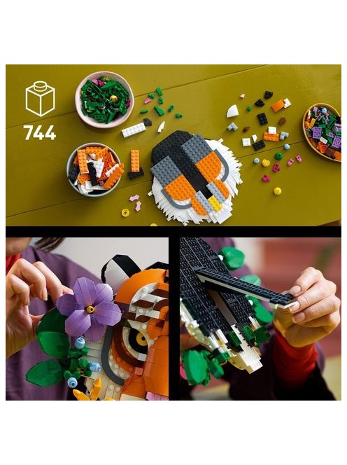 LEGO® Art Пано за стена: Колекция с фауна – тигър, The Fauna Collection - Tiger, 31217