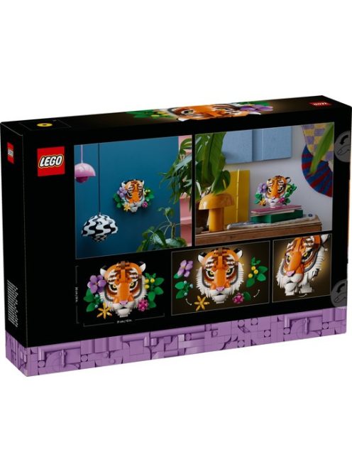 LEGO® Art Пано за стена: Колекция с фауна – тигър, The Fauna Collection - Tiger, 31217