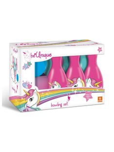   Детска игра БОУЛИНГ Еднорог с 6 кегли (19 см) и 1 топка, Disney Unicorn, 31.5х15х19.5 см.