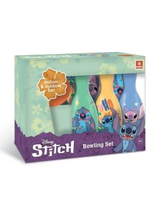   Детска игра БОУЛИНГ Лило и Ститч с 6 кегли (19 см) и 1 топка, Disney Lilo n Stitch, 31.5х15х19.5 см.