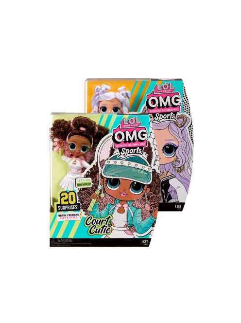 MGA - L.O.L модна кукла OMG Sport Fashion, Court Cutie / Sparkle Star, асортимент