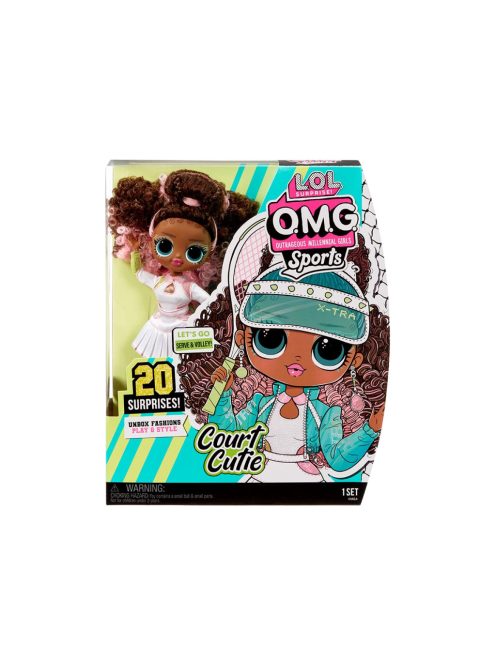 MGA - L.O.L модна кукла OMG Sport Fashion, Court Cutie / Sparkle Star, асортимент