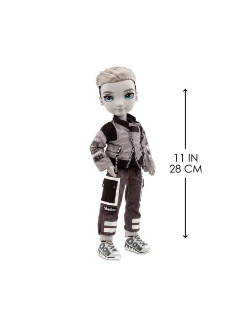 MGA - Rainbow High - Кукла Shadow High Аш Силвърстоун, Ash Silverstone (Silver), сребърна