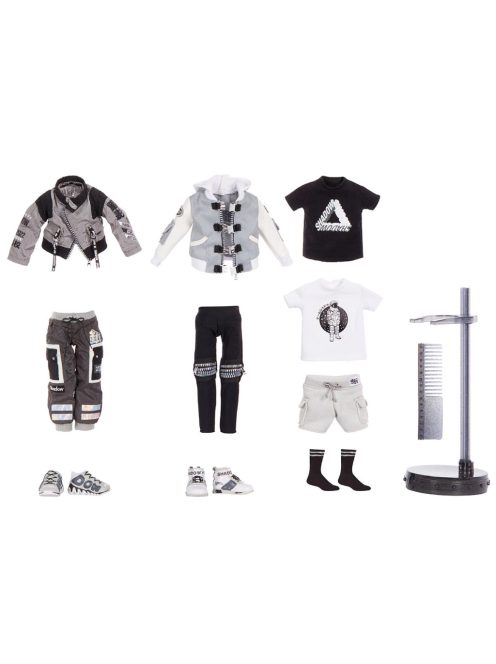 MGA - Rainbow High - Кукла Shadow High Аш Силвърстоун, Ash Silverstone (Silver), сребърна