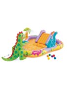 Надуваем център за игра с пързалка Динозаври Dino Park, Intex, 201 х 157 х 69 см