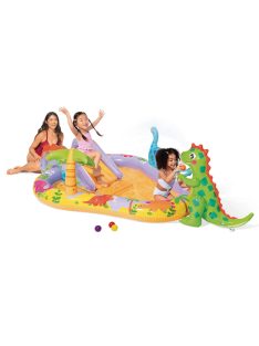   Надуваем център за игра с пързалка Динозаври Dino Park, Intex, 201 х 157 х 69 см
