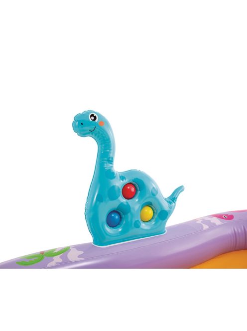 Надуваем център за игра с пързалка Динозаври Dino Park, Intex, 201 х 157 х 69 см
