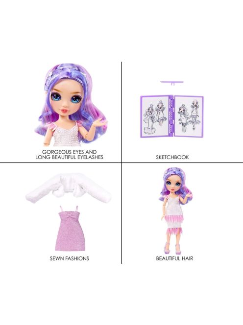 Кукла Rainbow High - Fantastic Fashion Dolls, Violet Willow, 587385