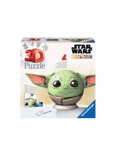   ПЪЗЕЛ 3D за деца топка (72ч) Междузвездни войни Грогу, Ravensburger Puzzle Star Wars Mandalorian Grogu, 13 x 13 cm,11556