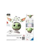 ПЪЗЕЛ 3D за деца топка (72ч) Междузвездни войни Грогу, Ravensburger Puzzle Star Wars Mandalorian Grogu, 13 x 13 cm,11556