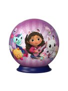  ПЪЗЕЛ 3D за деца топка (72ч) Къщата за кукли на Габи, Ravensburger Puzzle Gabby's Dollhouse, 13 x 13 cm, 11594