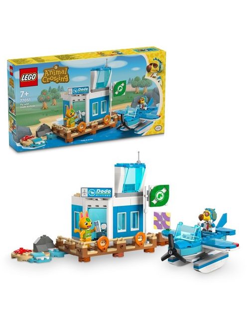 LEGO® Animal Crossing Летете с Dodo Airlines, Fly with Dodo Airlines, 77051