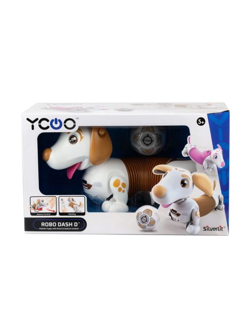 Робо-Дакел Silverlit, Светлинни и звукови ефекти, 18.1 х 24.1 х 40.6 см., 5+ години, Беж