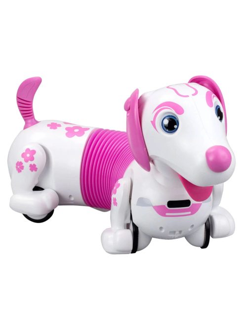 Робо-Дакел Silverlit, Светлинни и звукови ефекти, 18.1 х 24.1 х 40.6 см., 5+ години, Розов