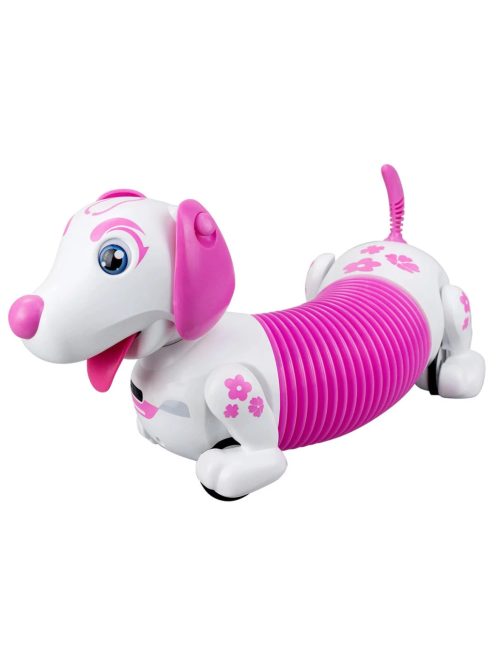 Робо-Дакел Silverlit, Светлинни и звукови ефекти, 18.1 х 24.1 х 40.6 см., 5+ години, Розов