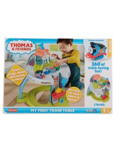 Игрален комплект ТОМАС Thomas & Friends My First Train Table Toddler Toy With Track & Fine Motor Activities, 