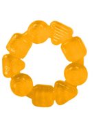 Бебешка гризалка силиконов ринг Bright Starts, За чесане на зъбки, 3+ месеца, Оранжев