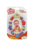 Бебешка гризалка Bright Starts, Силиконова гривна, За чесане на зъбки, 3+ месеца, Многоцветна