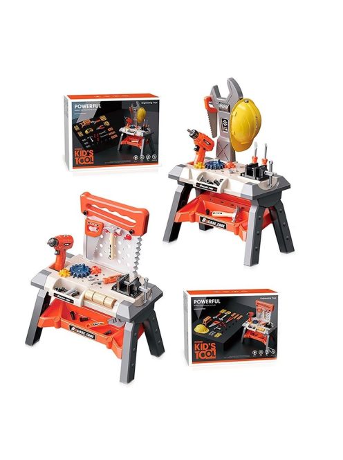 Работилница с инструменти и каска Ocie Smart Tools, Bench toy, 71 x 51 x 29 cm