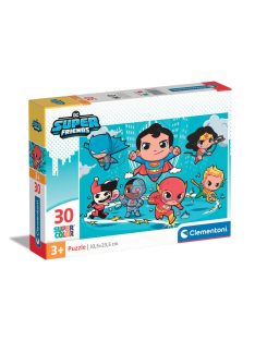   Пъзел (30ч.) DC Comics Super Friends Clementoni , 33,50x23,50cm