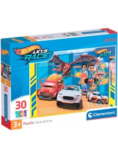 Пъзел (30ч.) HOT WHEELS Clementoni, 33,50x23,50cm