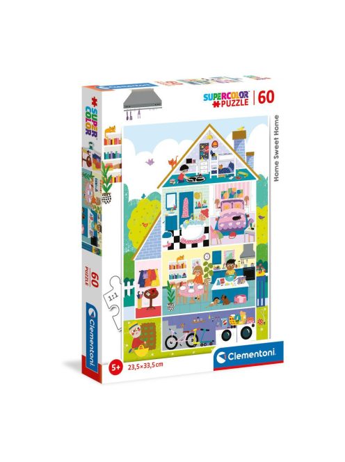 Пъзел (60ч.) Home sweet Home Clementoni, 33,50х23,50cm