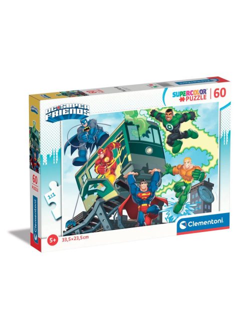 Пъзел (60ч.) DC Superfriends Clementoni, 33,50х23,50cm