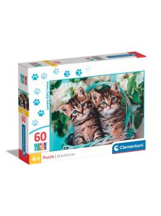   Пъзел (60ч.) Lovely Kitty Twins Clementoni, 33,50х23,50cm