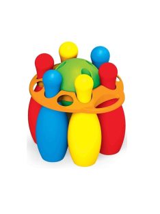   Детска игра БОУЛИНГ с 6 кегли и 1 топка, DOLU 19x20x20 cm