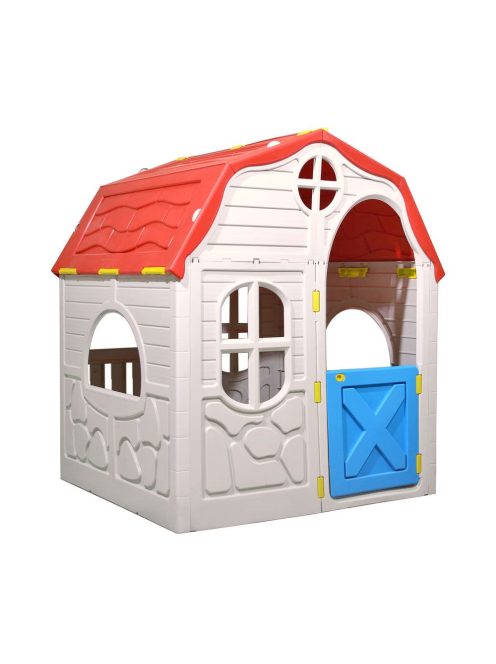 Детска градинска къща с ограда RAM, Сгъваема 115x98x91 см