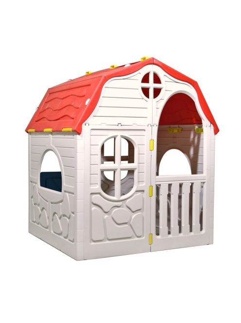 Детска градинска къща с ограда RAM, Сгъваема 115x98x91 см