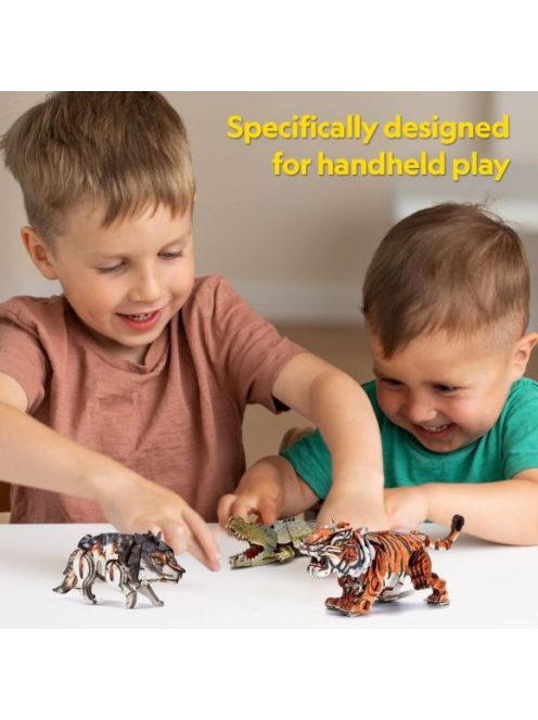 Пъзел (87ч.) 3D Wild Animals Сибирски тигър CubicFun, 3.1x12.5x19 cm